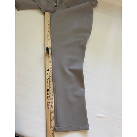 H By Halston Leggings Womens MP Gray Mid-Rise Ankle Pull On Stretch Yoga Pants - Picture 7 of 14